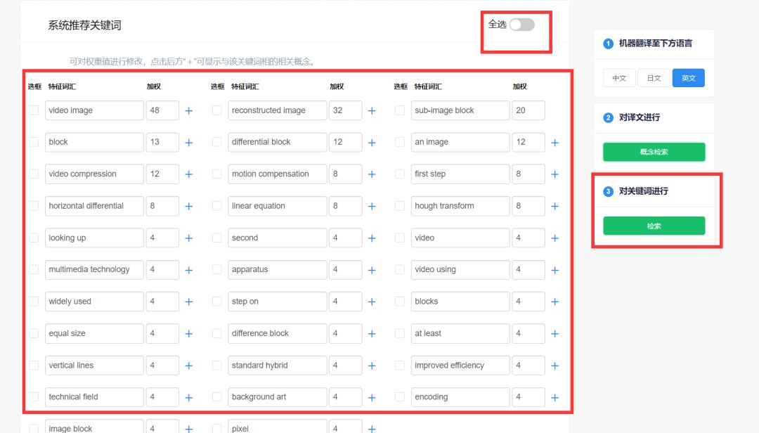 一款集「智能檢索+機器翻譯」的專(zhuān)利輔助撰寫(xiě)系統
