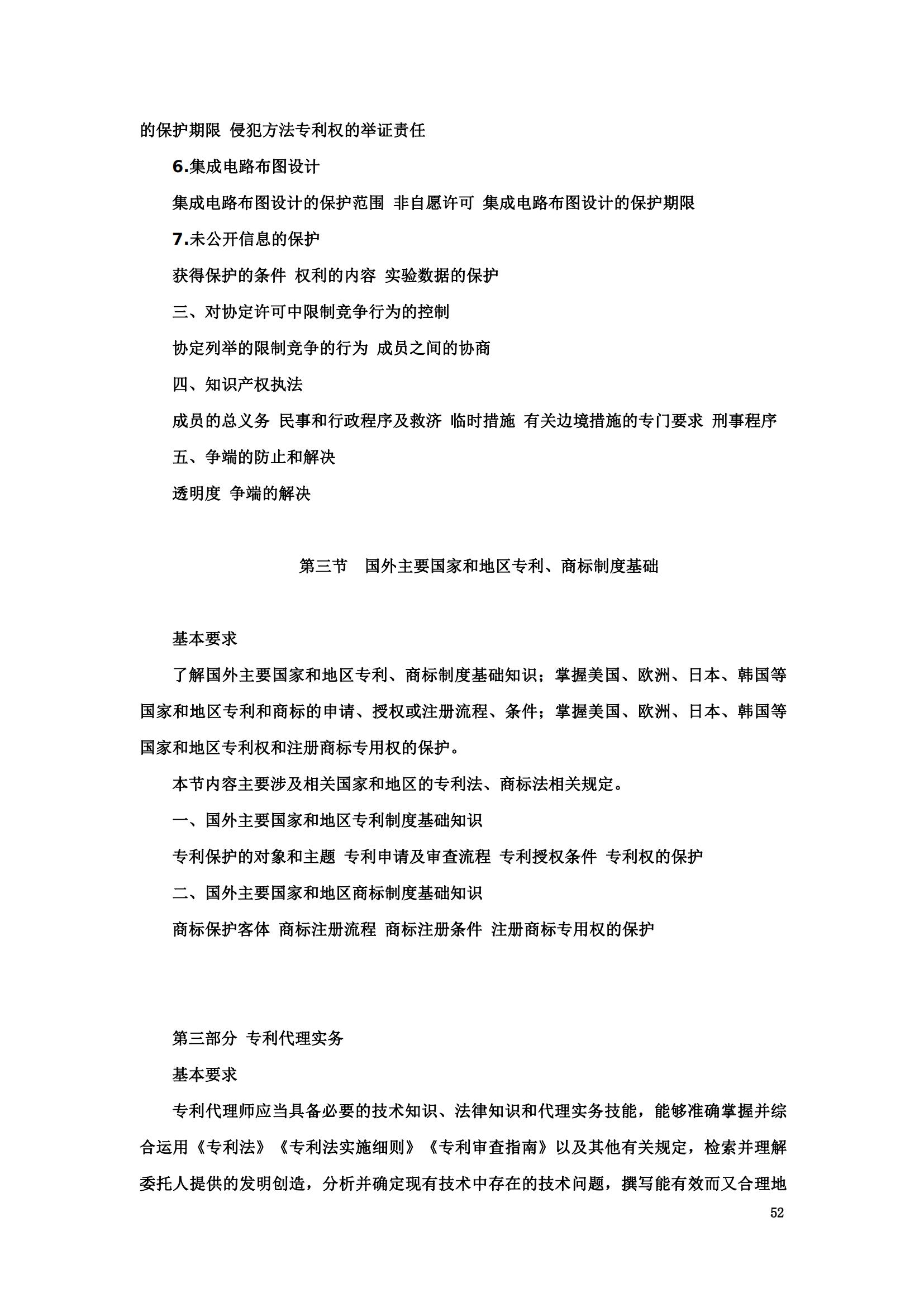 “2024年專(zhuān)利代理師資格考試大綱”全文發(fā)布！