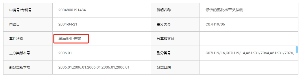 因涉案專(zhuān)利屆滿(mǎn)失效，這家企業(yè)撤回專(zhuān)利訴訟案上訴