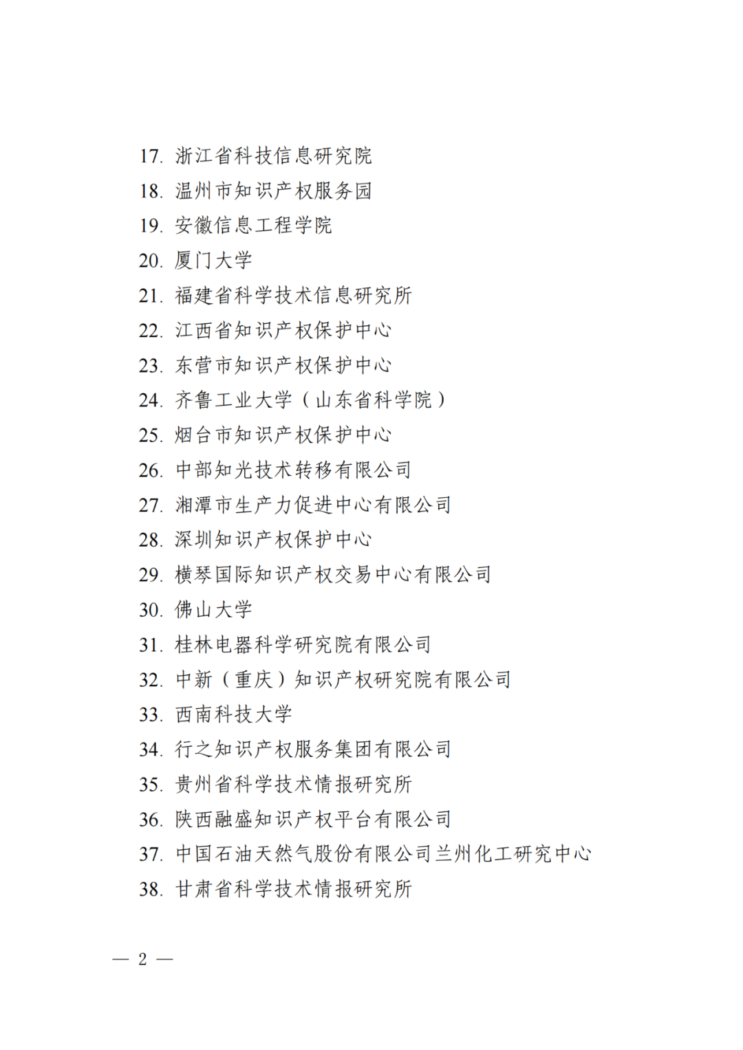 國知局：同意首期第四批48家技術(shù)與創(chuàng  )新支持中心繼續運行｜附名單