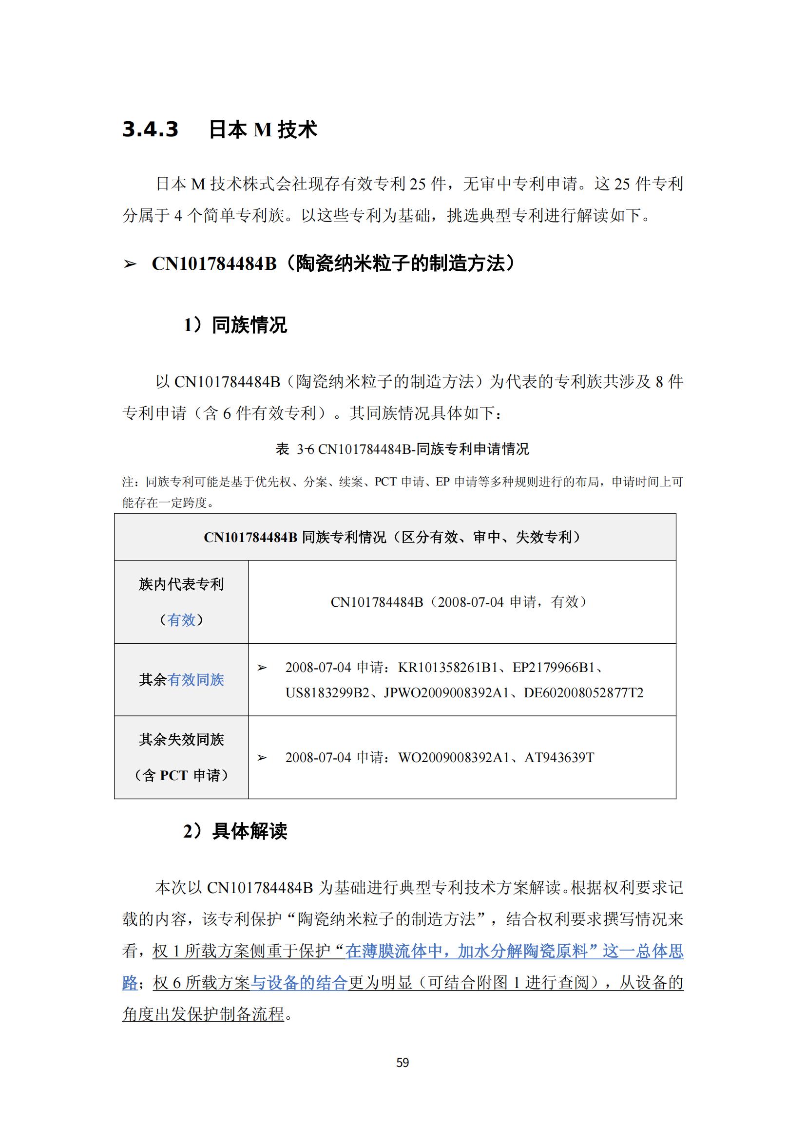 納米陶瓷產(chǎn)業(yè)海外專(zhuān)利預警分析報告_63